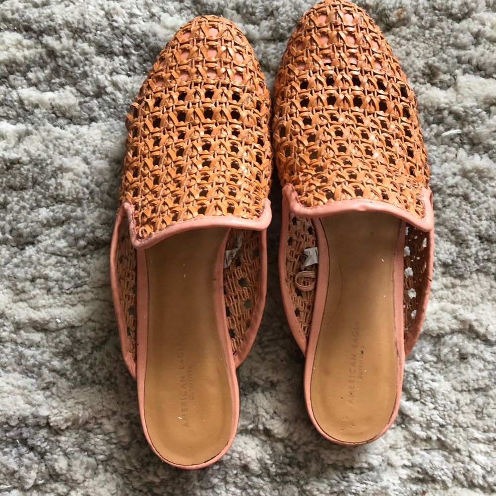 Pinky Peach Mules